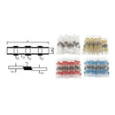 50pcs Solder Ring Heat Shrink Wire Connectors Tube Waterproof Wire Terminal PVT