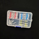 50pcs Solder Ring Heat Shrink Wire Connectors Tube Waterproof Wire Termi WNX