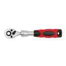 1/4" Extendable Long Handle Ratchet Socket Wrench 72 Teeth Portable Tool New