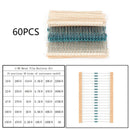 Useful 600pcs/set 30value 1/4W Metal Film Resistor Assortment  JAJ