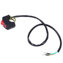Waterproof For Motorcycle Handlebar Headlight Fog Spot Light On Off Switch MCW