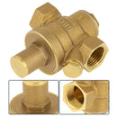 1Pcs Adjustable Brass Water Pressure Reducing Valve Regulator Reducer 1/2 VFI