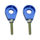 2x 12mm Blue Chain Adjuster Tensioner Block for Dirt Bike Motorcycle Quad ATV gf