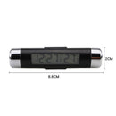 LED Digital Display luminous Thermometer Car Electronic Clock Air Outlet VQT