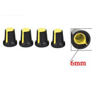 100PCS 6mm Switch Potentiometer AG2 Plastic Knob Cap Plum Handle FO Amp WWA IDG