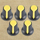 100PCS 6mm Switch Potentiometer AG2 Plastic Knob Cap Plum Handle FO Amp WWA IDG