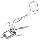 FlySky FS-GR3E 2.4G 3CH Receiver RC Radio System Durable For Transmitter