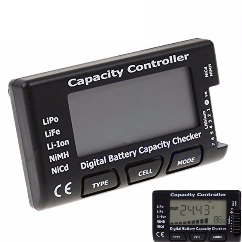 RC CellMeter-7 Digital Battery Capacity Checker Fr LiPo LiFe Li-ion Nicd NiMH