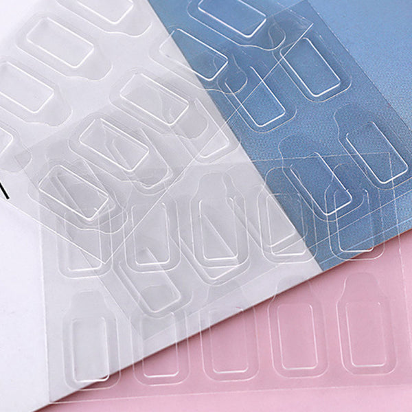 10 Sheets/100x Jelly Double Sided Tape for False Nail Tips Adhesive Tab sdf GIH