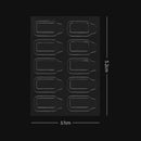 10 Sheets/100x Jelly Double Sided Tape for False Nail Tips Adhesive Tab sdf GIH