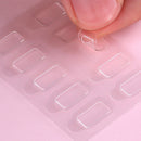 10 Sheets/100x Jelly Double Sided Tape for False Nail Tips Adhesive Tab sdf TTT