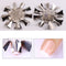 French Manicure Modeling Shaping Stainless Stamping Plates For Crystal Nail Art