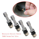 8 pcs TR48E Bolt-in Auto Car Tubeless Wheel Tire Valve Stems Dust Caps A AVT