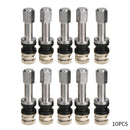 8 pcs TR48E Bolt-in Auto Car Tubeless Wheel Tire Valve Stems Dust Caps A AVT