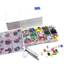 150pcs 12.5mm Snap Fastener Stud Sewing Leather Clothing Button Craft hot  MND