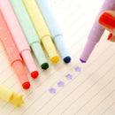 12pcs Marker Pens Soft writing Headed Fluorescent Pen Art Highlighter Draw EWT