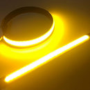 Universal Bright Amber LED Fork Lights Turn Signal Strip Lamps For Moto TUZ