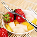 5x Cocktail Dessert Fork Tasting Stainless Steel Appetizer Cake Fruit Forks FAV
