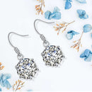 1 Pair Elegant Lady Crystal Rhinestone Ear Stud Fashion Earrings Jewelry JZC
