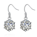 1 Pair Elegant Lady Crystal Rhinestone Ear Stud Fashion Earrings Jewelry JZC