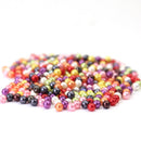 Lots 1000Pcs Mixed Round Czech Glass Seed Spacer Loose Beads Charm Finding 4mm