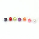 Lots 1000Pcs Mixed Round Czech Glass Seed Spacer Loose Beads Charm Finding 4mm