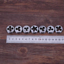 8pcs METRIC TAP WRENCH AND DIE SET m3-m12 Nut Bolt Alloy Metal Hand Utensil WYD