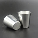 4Pcs Portable Stainless Steel Mini Cup Mug Drinking Coffee Beer Tumbler New Hot
