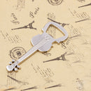 Creative Guitar-Shaped Alloy Bottle Opener Key Chain Keyring Pendant