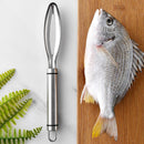 Stainless Steel Fish Scraping Scale Shaver Kitchen Brush Cleaning Tool XCD AXA