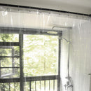 Transparent Shower Curtain 180*200cm EVA Waterproof Bathroom Home Bath Shower