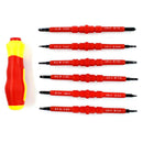 7x Insulated Electrical Screwdriver Magnetic Multi Screw Head Repair Hand  EJG