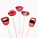 20x Funny Lips Mouth Wedding Photo Booth Party Reunion Decoration Selfie WMC