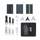 85pcs Replacement Zipper Repair Kit Easy Pull Metal Zipper Heads Install  QZP