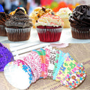 200pcs Colorful Paper Cake Cupcake Liner Case Wrapper Muffin Baking Cup P XUS