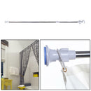 Extendable Telescopic Shower Curtain Rail Pole Rod Bath Door Window Ward HNT