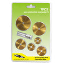 6Pcs HSS Circular Saw Blade Cutting Disc Rotary Tool Mandrel Cutoff DIY G ITH