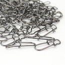 100Pcs Sea Fish Fishing Lure Line Connector Cross Lock Snap Clip Tackle Tool vcb