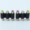2x 3 RCA female to female coupler AV audio video cable extension plug