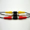 2x 3 RCA female to female coupler AV audio video cable extension plug