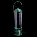 Green Hanging Feeding Wild Bird Feeder Seed Container Hanger Outdoor Garden Yard