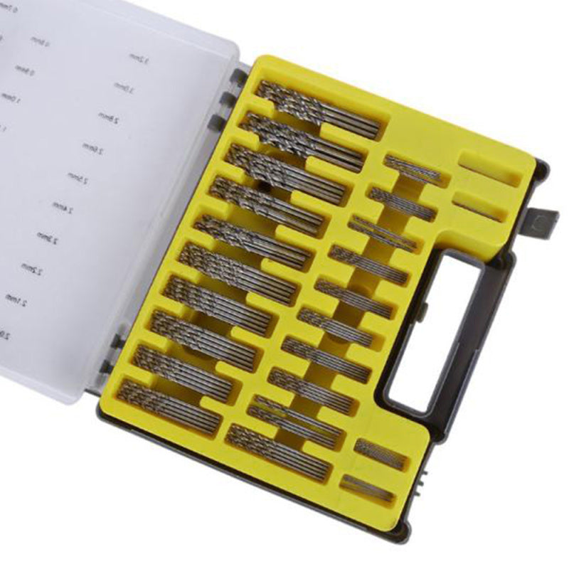 150x HSS Metric Drill Set Titanium Coated Twist Drill Metal Wood 0.4-3.2mm QMQ