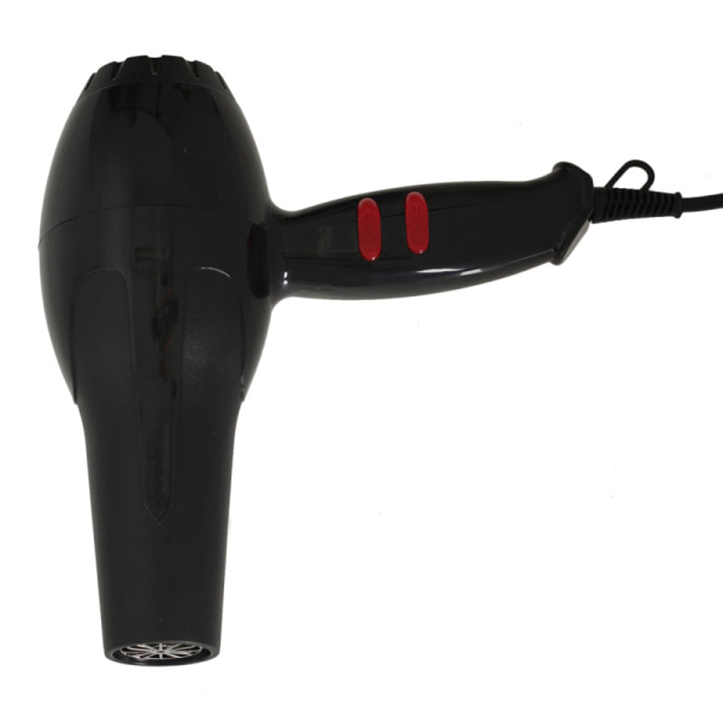 Professional Style Hair Dryer 1600W Hair Blow Dryer Blower Black Hot Cold Wind M