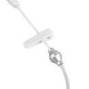 White In Ear Stereo Air Tube Anti-radiation Headset Radiation Proof Headph QYP