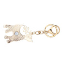 Deer shape Keychain Pendant DIY Point Drill Key chain Decoration Brand TUT