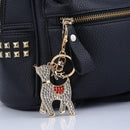 Deer shape Keychain Pendant DIY Point Drill Key chain Decoration Brand TUT