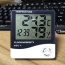 HTC-1 Large Screen Home High Precision Indoor With Alarm Clock Thermom GGH
