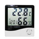 HTC-1 Large Screen Home High Precision Indoor With Alarm Clock Thermom GGH