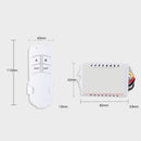 2 Ways ON/OFF AC 200V-240V Wireless Digital Lamp Light RF Remote Control  BNO