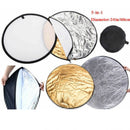 5-In-1 Photo Video Reflector Bracket Kit Indoor Outdoor Handheld Light CFC
